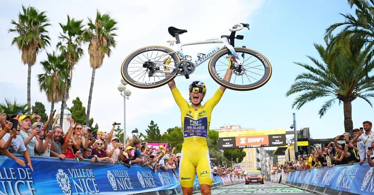 Demi Vollering wint Tour de France Femmes na solo-aankomst in Nice
