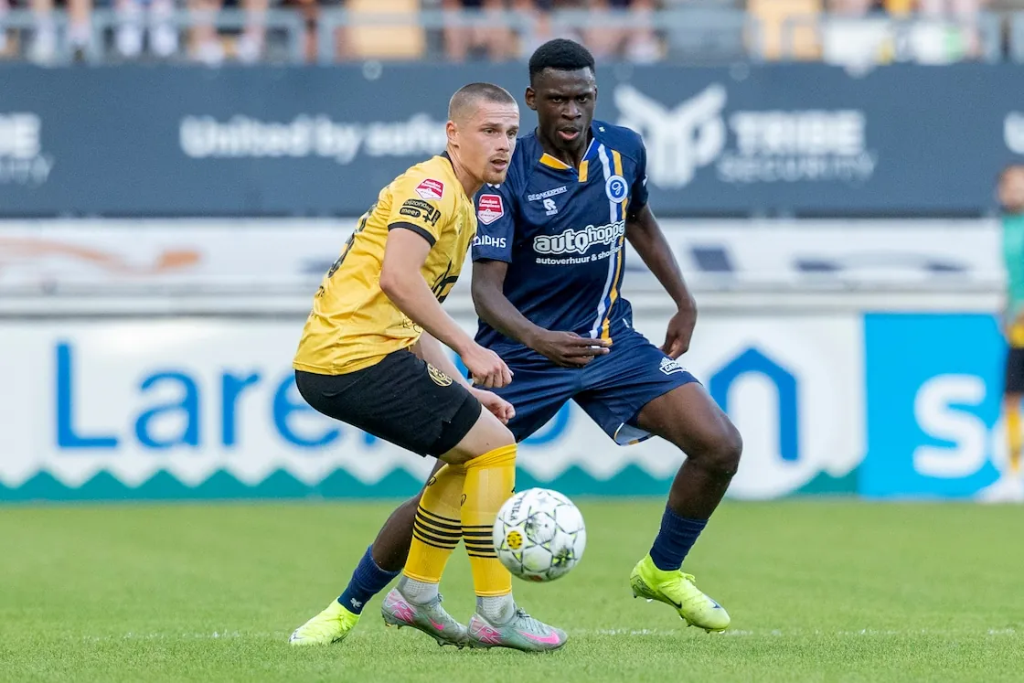 Othniël Raterink vorig jaar in het shirt van De Graafschap.