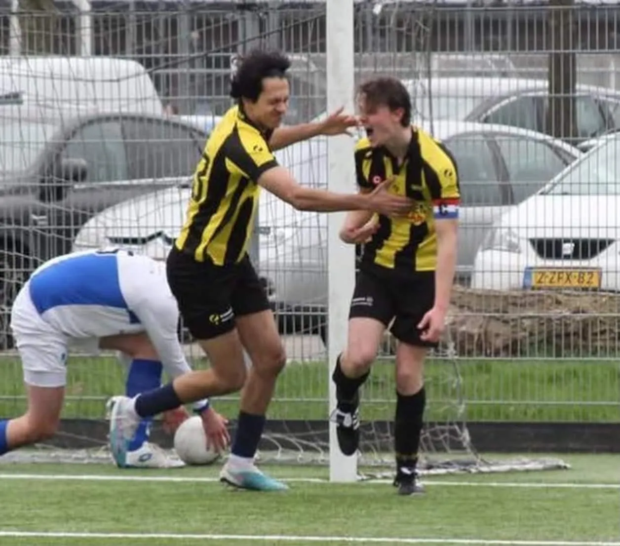 Xander Schilperoort scoort de 1-0 tegen FC Wippolder: „Helaas verloren we met 1-2. Daar hebben we het maar niet over.’’© Xander Schilperoort