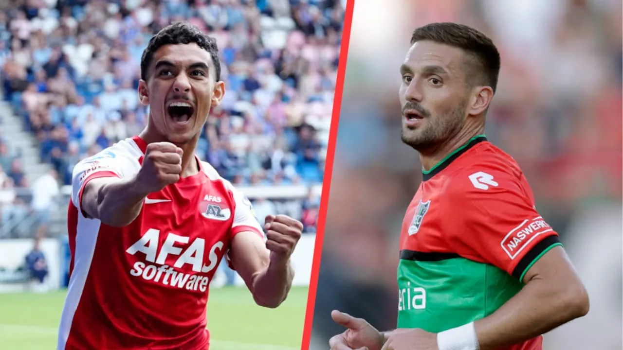 Alkmaar: AZ-verdedigers Schouten en Goes bereiden zich voor op Europees duel